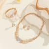 Women's Affordable Luxury Fashion Alloy Jewelry Set