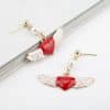 Angel Wings Personality Fashion Love Oil Drop Earrings
