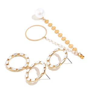 Big Circle Long Korean Temperament Earrings