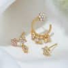 Trendy Earrings Set Zircon Temperament