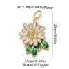 Angel Mermaid Love Heart Character Zircon Pendant Diy Bracelet Necklace