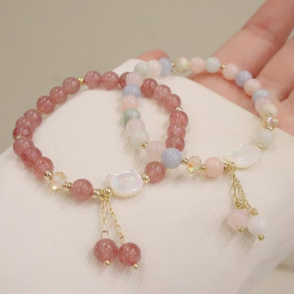 Women's Natural Crystal Bracelet Design