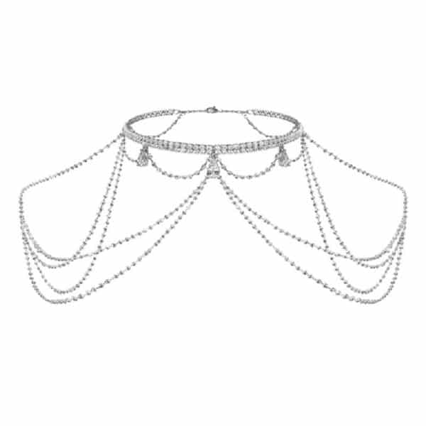 Pure Desire Super Shiny Crystal Pendant Necklace Light Luxury Minority
