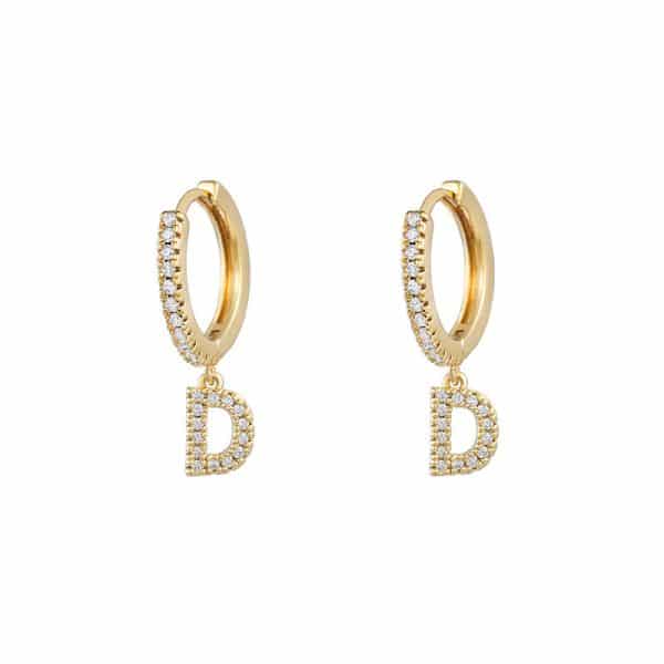 Women's Korean Style Small Earrings Half Circle