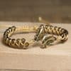 Vintage Winding Tea Crystal Round Beads A String Of Beads Bracelet