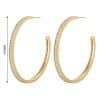 Europe And The United States S925 Silver Micro-set Zircon Ear Buckle