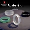 Agate Ring Natural Brazil Handheld Flexible Ring Jade