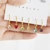 Women's Fashion Geometric Candy Earrings Set
