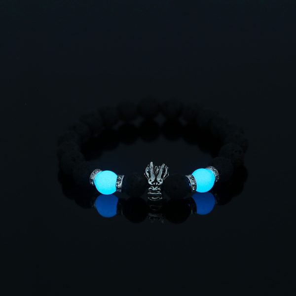 Volcanic Stone Luminous Bead Bracelet