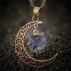 European And American Jewelry Natural Stone Crystal Necklace