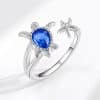 Beach Vacation Hawaiian Wind Summer Ocean Cute Animal Ring