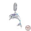 S925 Sterling Silver All-match Diy Beaded Bracelet Accessories Scattered Beads Pendant