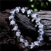 Women's Natural White Ghost Pyramid Bracelet