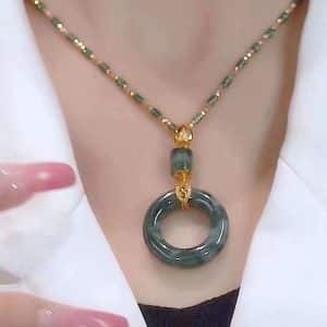 Necklace Temperament Wild Safety Buckle Pendant Clavicle