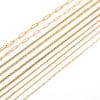 Stainless Steel Vacuum Vapor Plating 18K Gold Necklace