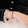 3mm Extremely Fine Lapis Lazuli Natural Crystal Bracelet