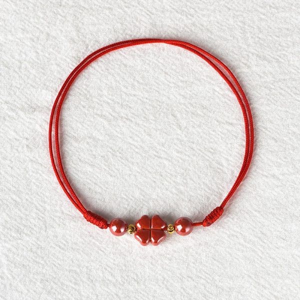 Fashion Personality Natural Cinnabar Anklet Bracelet