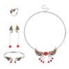 Angel Wings Four Piece Jewelry Set Fashion Luxury