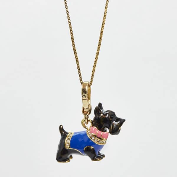 Fashion Enamel Glaze Three-dimensional Crown Schnauzer Lion Puppy Pendant