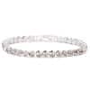 Women's Korean-style Crystal Silver-plated Bracelet