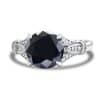 925 Silver 3 Karat Moissanite Row Diamond Ring Female