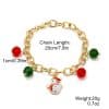 European And American New Christmas Bracelet Pendant