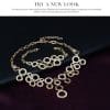 Diamond Jewelry Four-piece Alloy Jewelry Set
