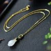 Sterling Silver Magnolia Necklace For Women
