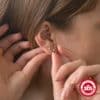 Simple All-match Ins Style Sterling Silver Earring Set