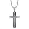 HIPHOP Stainless Steel Gold Plated Full Diamond Necklace