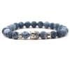 Fashion Personality Tigereye Buddha Head Stretch Bracelet