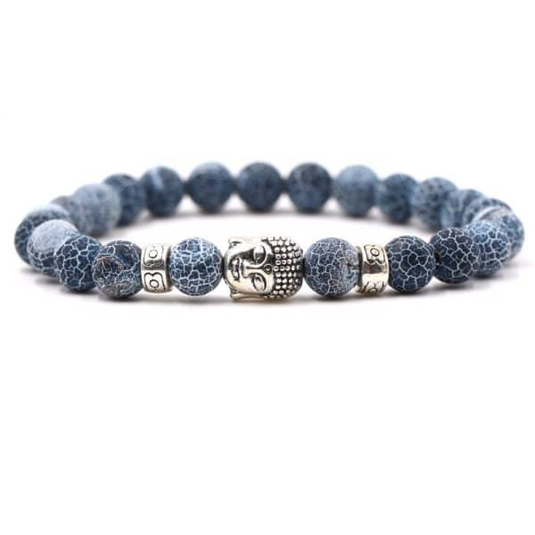 Fashion Personality Tigereye Buddha Head Stretch Bracelet