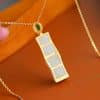 Women's Gold-plated Sand Gold Accessories High-rise Lucky Bamboo Clavicle Chain