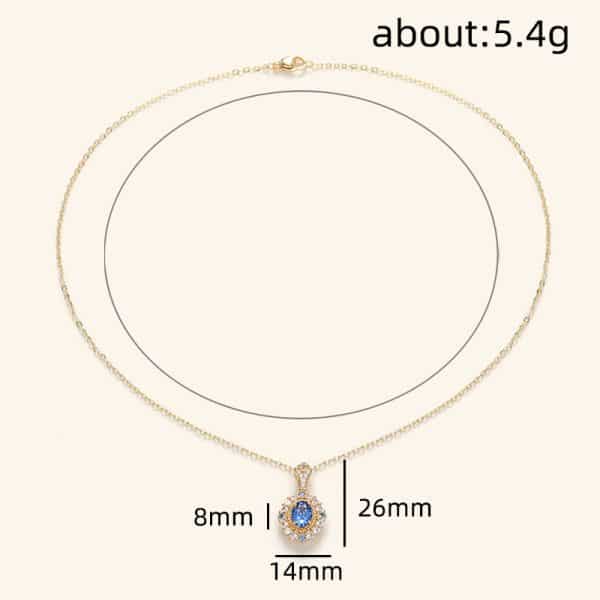 Huitan Luxury  Style Royal Necklace
