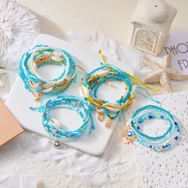 Bohemian Holiday Bracelet Suit Women